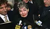 Leona Helmsley fotografert i januar 2003. Skatteunndragelsesdommen var med på å sverte hennes ettermæle. Foto: AP Photo/Louis Lanzano