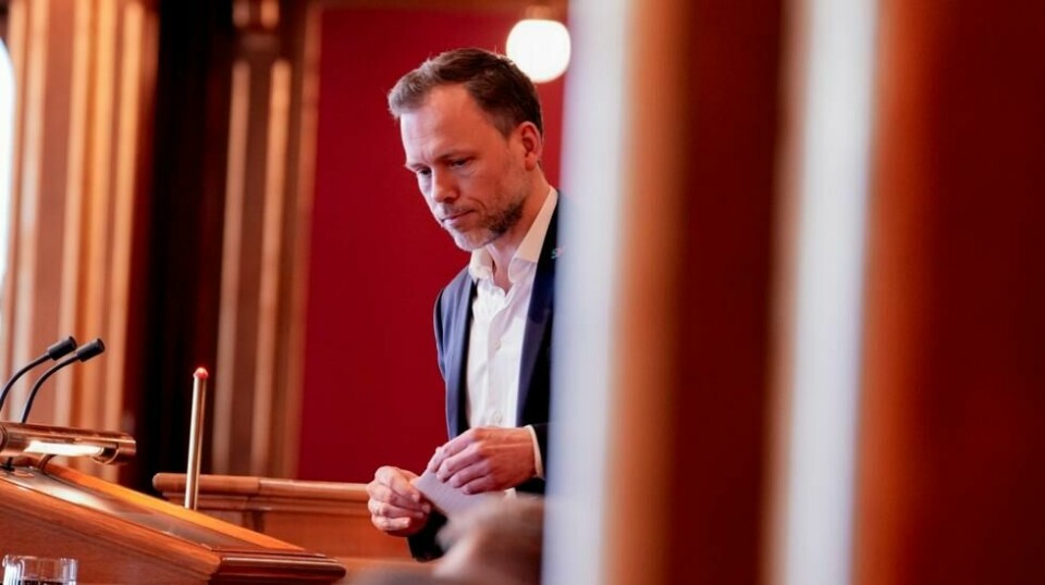 Audun Lysbakken (SV) kaller Fosen-saken sjeldent alvorlig, og mener det er viktig med en redegjørelse fra regjeringen. Foto: Javad Parsa / NTB