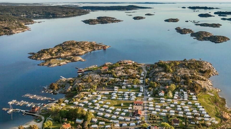 Idyllisk skjærgårdscamping på Lökholmen Camping i Strømstad.