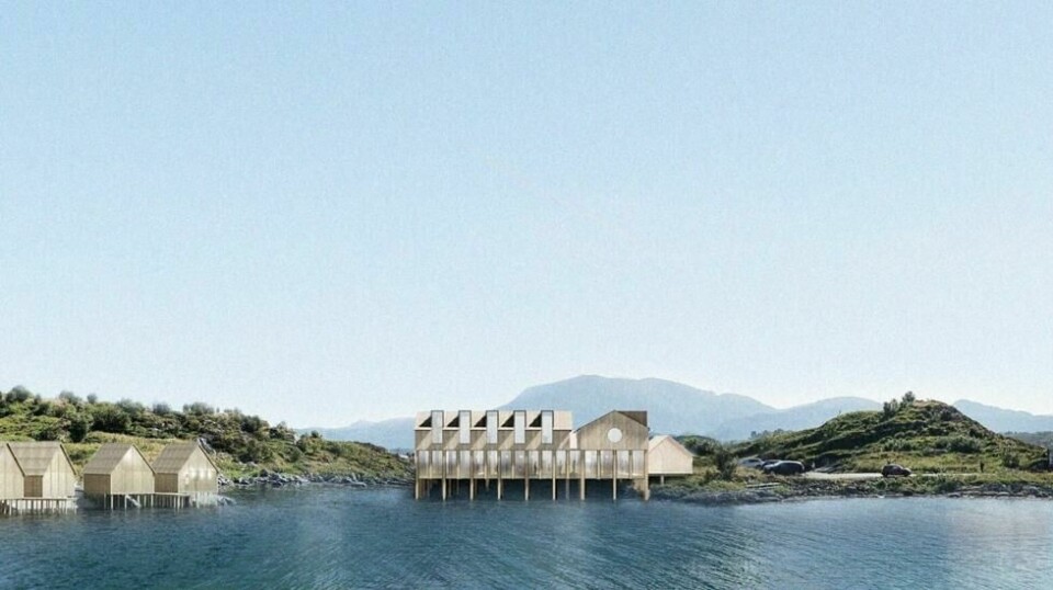 Håholmen Landskapshotell er planlagt helt i sjøkanten ved Håholmen. Hotellkjeden regner med at hotellet tidligst kan stå ferdig i 2025.