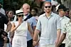 Hertuginne Meghan og prins Harry var nylig på en miniturné i Colombia. Her i San Basilio de Palenque. Foto: Ivan Valencia / AP / NTB