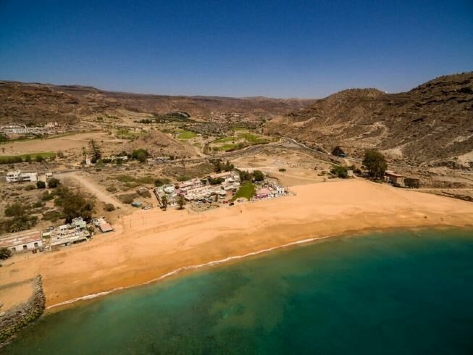 Sanden på den «norske sydenstranden» har blitt hentet fra Sahara. Sanden på den «norske sydenstranden» har blitt hentet fra Sahara.