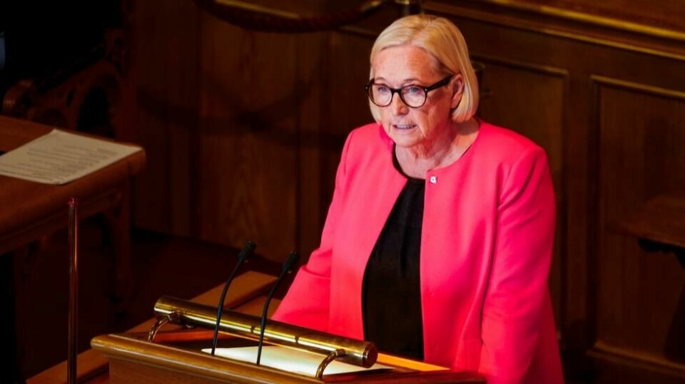 EUs energikommissær ber Norge om å raskt slutte seg til EUs fjerde energimarkedspakke. Utspillet er uhørt, sier Senterpartiets parlamentariske leder Marit Arnstad. Foto: Terje Pedersen / NTB
