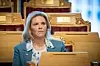 Frp-leder Sylvi Listhaug gir Amundsen sterk kritikk for Facebook-aktiviteten og varsler oppfølging internt. Foto: Ole Berg-Rusten / NTB
