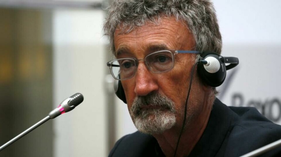 Eddie Jordan er død. Her fra Moskva i 2013.