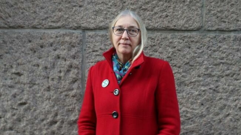 Inger Østenstad (63) har fått en ny, geologisk forståelse som skremmer henne. Inger Østenstad (63) har fått en ny, geologisk forståelse som skremmer henne. Foto: Elisabeth Bergskaug/ABC Nyheter