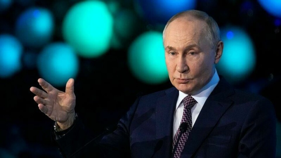 President Vladimir Putin på en teknologikonferanse i Moskva før helgen.