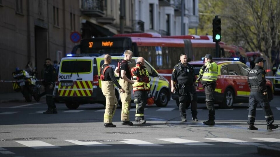 Trafikkulykken skjedde i et trafikkert kryss i Oslo. Foto: Annika Byrde / NTB