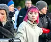 Cinta Hondsmerk (18) deltok på en stor aksjon med Extinction Rebellion i Berlin i oktober. Foto: Privat