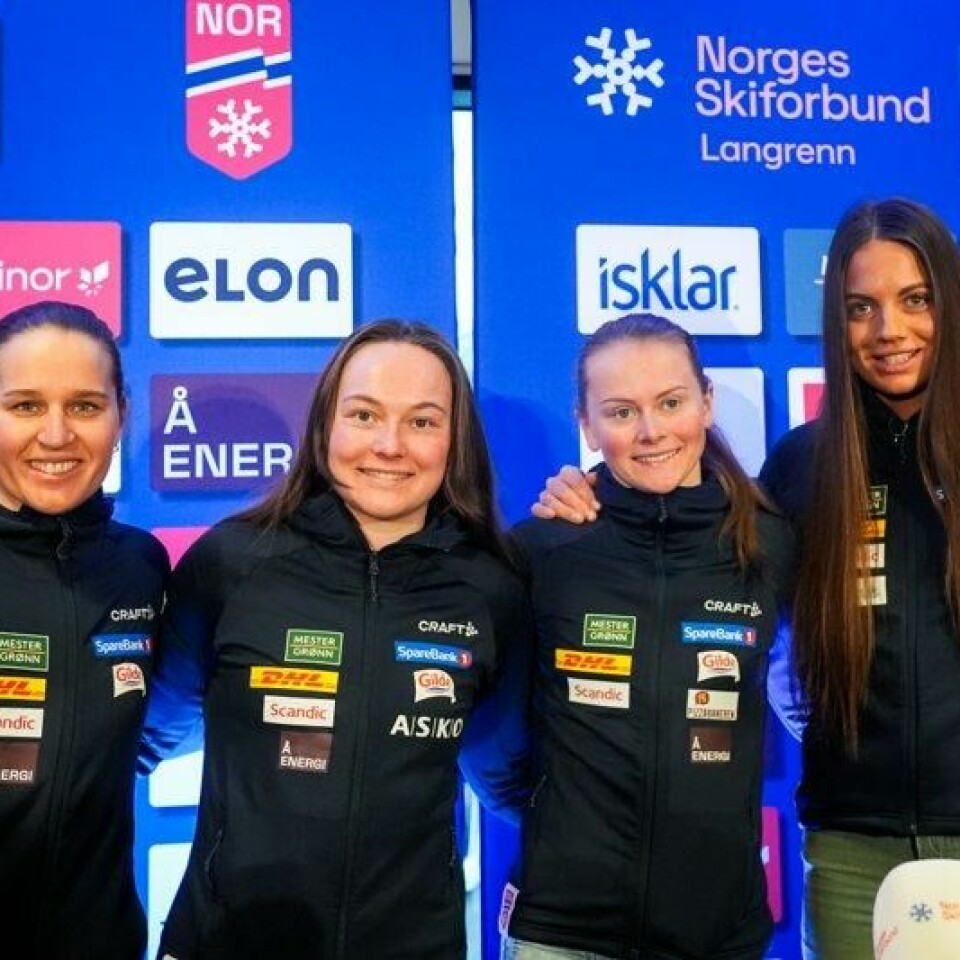 Lotta Udnes Weng, Julie Myhre, Mathilde Myhrvold og Kristine Stavås Skistad er tatt ut til åpningsøvelsen i ski-VM. Lotta Udnes Weng, Julie Myhre, Mathilde Myhrvold og Kristine Stavås Skistad er tatt ut til åpningsøvelsen i ski-VM. Foto: Terje Pedersen / NTB