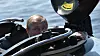 Russlands president Vladimir Putin på vei ned i en Sea Explorer 5 batyskaf, en ubåtlignende, selvgående dypvannsfarkost, ved øya Hogland i Finskebukta i juli 2019. Foto: Sputnik / Reuters/NTB