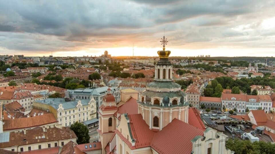 Gamlebyen i Vilnius.