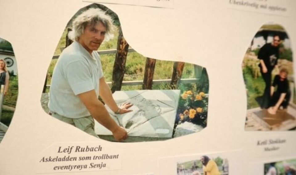 Helt siden barndommen forsvant Rubach inn i sagn og eventyr og troll og huldre på Senja. Det la grunnlaget for livsverket hans. Helt siden barndommen forsvant Rubach inn i sagn og eventyr og troll og huldre på Senja. Det la grunnlaget for livsverket hans. Foto: Elisabeth Bergskaug/ABC Nyheter