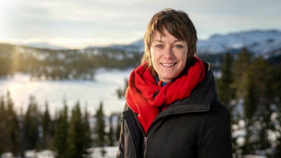Anette Trettebergstuen i «Påskekrimlekene» på NRK. Anette Trettebergstuen i «Påskekrimlekene» på NRK. Foto: NRK