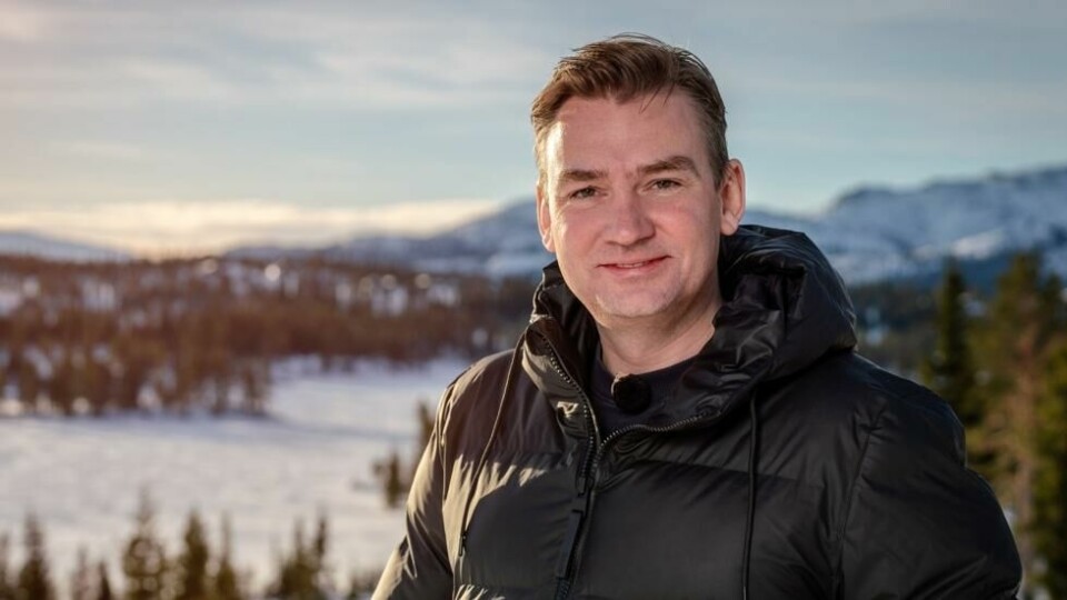 Henrik Asheim i «Påskekrimlekene» på NRK. Henrik Asheim i «Påskekrimlekene» på NRK. Foto: NRK