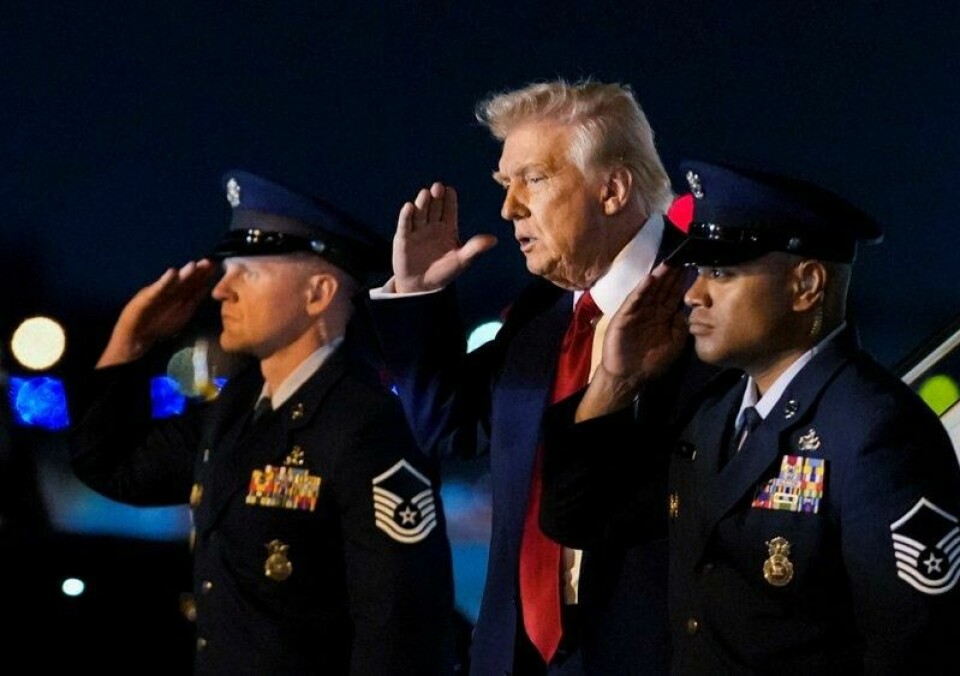 President Donald Trumps USA sammenlignes med flere med det som skjer i TV-serien «The Handmaid's Tale». President Donald Trumps USA sammenlignes med flere med det som skjer i TV-serien «The Handmaid's Tale». Foto: Kent Nishimura / Reuters / NTB