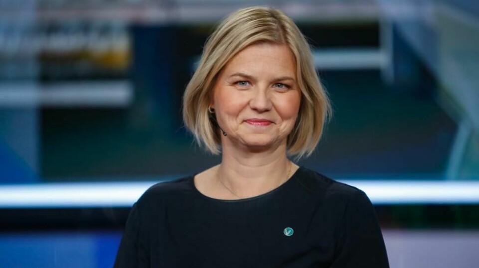 Venstre-leder Guri Melby er klar for kamp. EU-kamp. Foto: Tuva Åserud / NTB