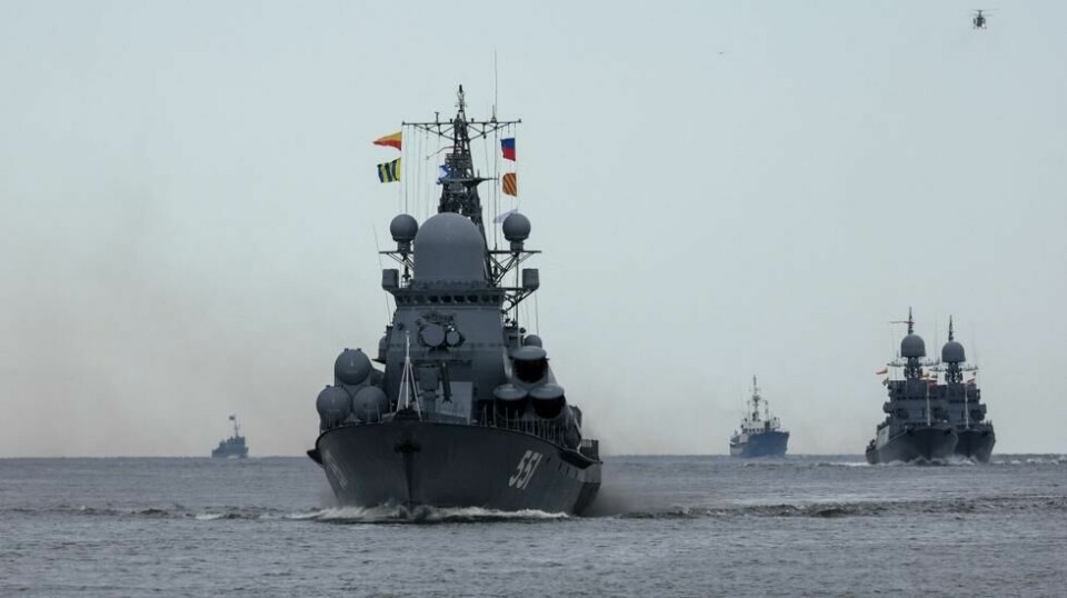 Russiske krigsskip.