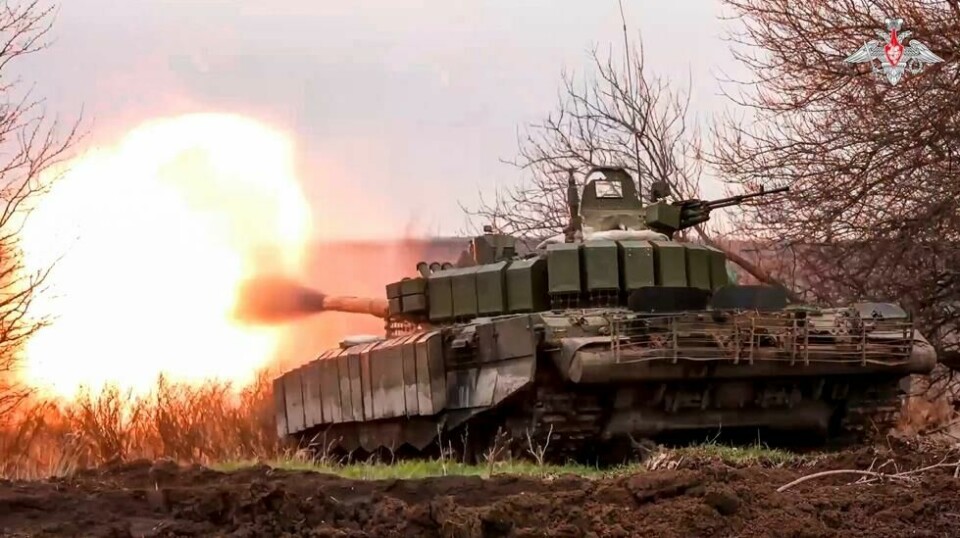 Det russiske militæret sier at de har påført ukrainske styrker store tap etter at de har utført grensekryssende angrep i regionen. Foto: Russlands forsvarsdepartement via AP