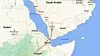 Ferden går fra Etiopia, gjennom Djibouti, over Rødehavet til krigsherjede Jemen og inn i Saudi-Arabia. Foto: Skjerbilde fra Google Maps