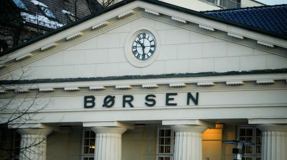Helt fra børsen åpent mandag morgen klokken 9 har den rast, og på det meste var den nede hele 4 prosent. Foto: Beate Oma Dahle / NTB