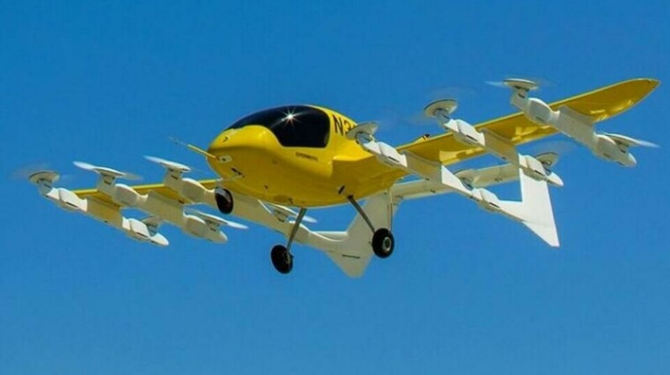 Dette er Wisk Aeros sjette generasjon el-fly. Et samarbeidsprosjekt mellom det amerikanske fly-utvikleren og flyselskapet Japan Air kan ende i at dette blir fremtidens internasjonale, ubemannede taxier.