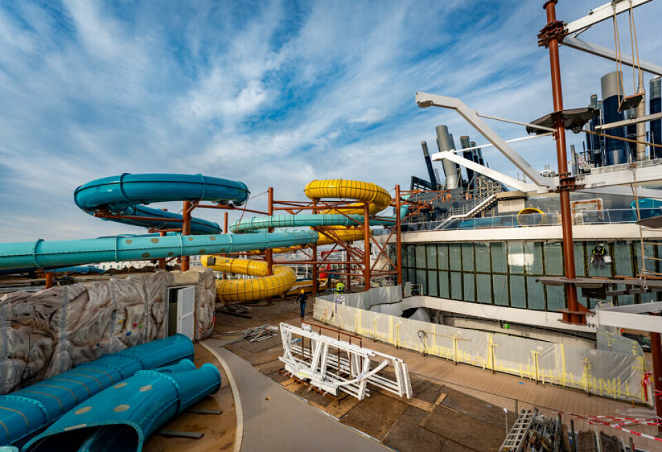 MSC World America sjøsettes 9. april. Cruiseskipet vil ha et bredt utvalg av spisesteder og aktiviteter. MSC World America sjøsettes 9. april. Cruiseskipet vil ha et bredt utvalg av spisesteder og aktiviteter. Foto: MSC Cruises