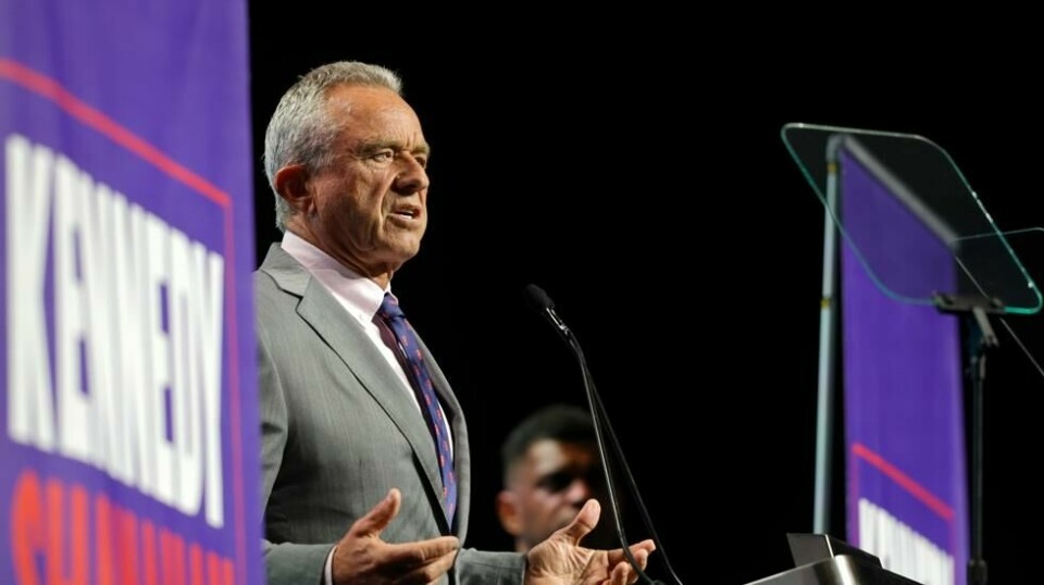 Robert F. Kennedy Jr. får beskyttelse av Secret Service. Foto: Steve Marcus / AP / NTB