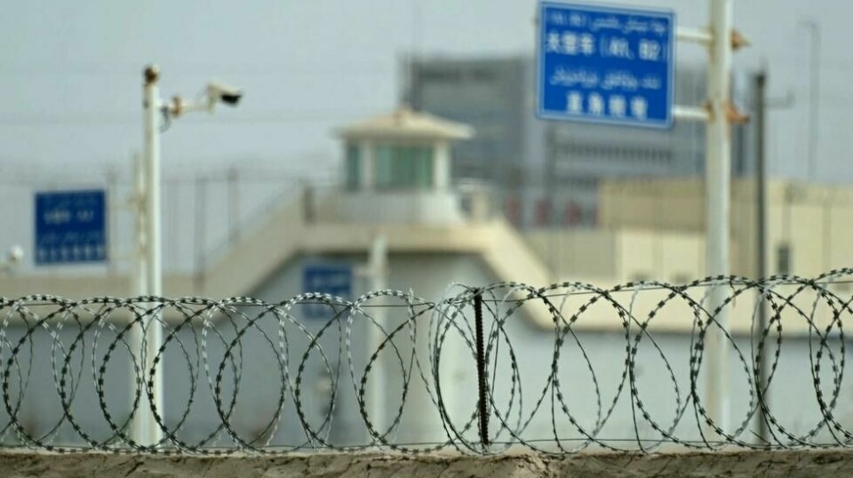 Dette bildet er tatt 19. juli, 2023 og viser interneringsleiren i Artux i Kizilsu Prefecture i Xinjiang-provinsen nordvest i Kina. Siden 2017 har mer enn en million Uigurer og andre muslimer blitt internert i slike leire. Ifølge myndighetene i Beijing er dette tidligere såkalte læringssentere der folk oppholdt seg frivillig, men som nå er stengt.