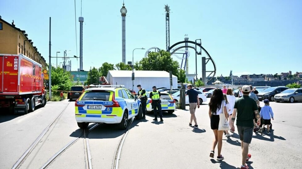 Den svenske havarikommisjonen kommer med krass kritikk av Gröna Lund for ulykken i fjor som kostet en kvinne livet. Foto: Claudio Bresciani / TT / AP / NTB