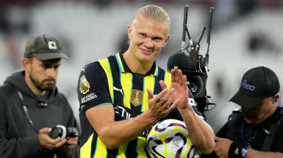 Erling Braut Haaland har fått med seg matchballen hjem to ganger allerede denne sesongen. Foto: Frank Augstein / AP / NTB