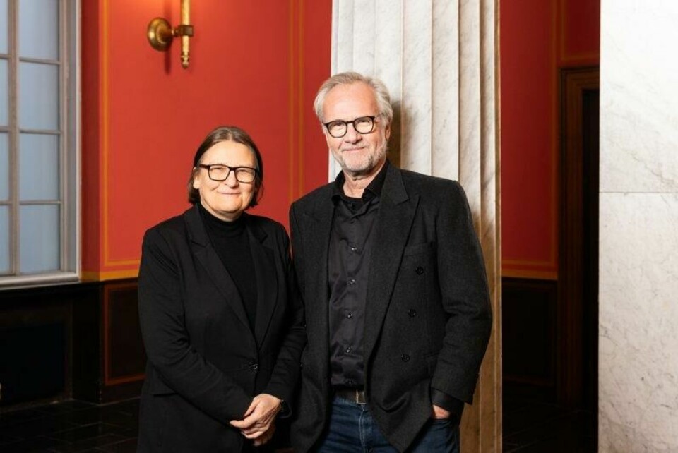 Ny UiO-rektor Ragnhild Hennum og ny prorektor Bjørn Jamtveit.