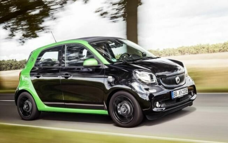 Smart ForFour er ikke elbilen som gjør mest utav seg, hverken på salgstall eller rekkevidde. Smart ForFour er ikke elbilen som gjør mest utav seg, hverken på salgstall eller rekkevidde.