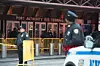 Stort politioppbud på Port Authority Bus Terminal i New York. Foto: Bryan R. Smith / AFP