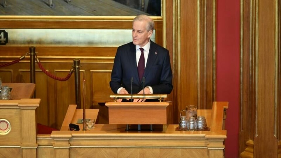 Statsminister Jonas Gahr Støre lovte i sin redegjørelse for Stortinget onsdag å støtte redaktørstyrte medier.