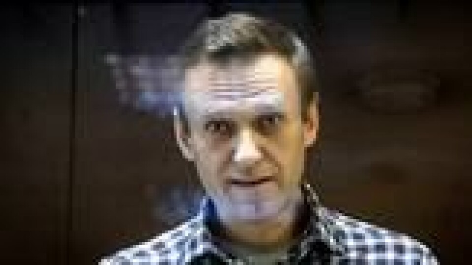 Opposisjonspolitikeren Aleksej Navalnyj sitter i fengsel i Russland. Opposisjonspolitikeren Aleksej Navalnyj sitter i fengsel i Russland. Foto: Alexander Zemlianichenko / AP