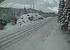 Webkamera på Snåsa viser vinterlige forhold mandag. Kilde: Statens vegvesen