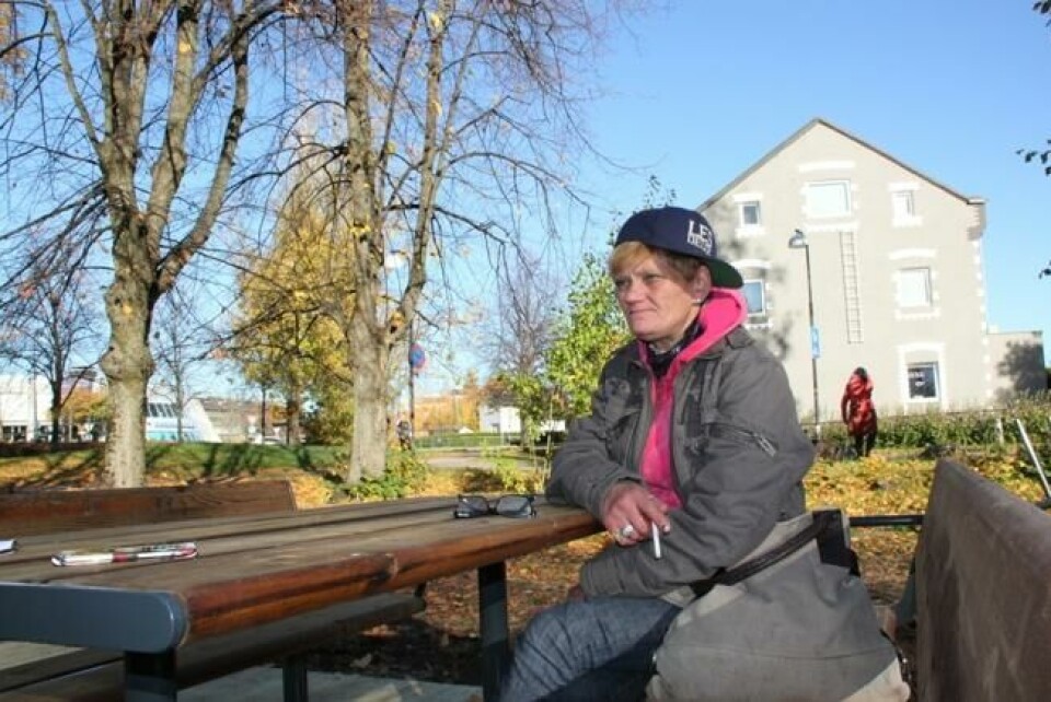 To dager i uka rydder Nina i Lillestrøm på jobb gjennom Bymisjonen. Hun refererer til seg selv som «rydde-Gestapo».