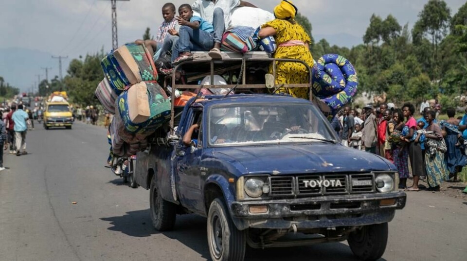 Nyheten blir kunngjort samtidig som Kongo og Rwanda er på randen av krig, ifølge USA. Her flykter kongolesere fra kampene øst i landet. Bildet ble tatt 7. februar. Foto: Moses Sawasawa / AP / NTB