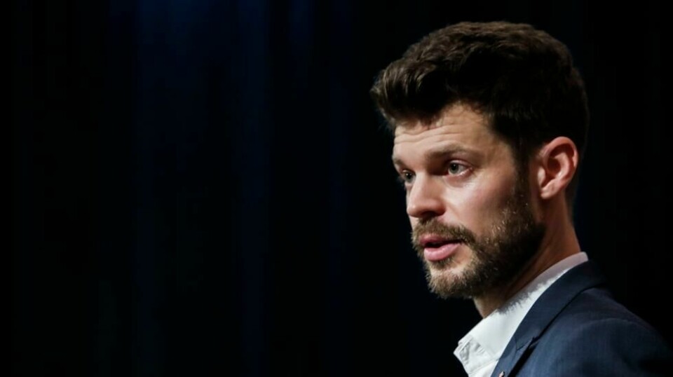 Rødts partileder Bjørnar Moxnes håper KrF snur om postombæring. Foto: Terje Bendiksby, NTB Scanpix