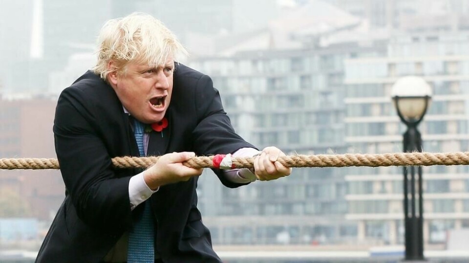 En av Johnsons kampsaker var Brexit.