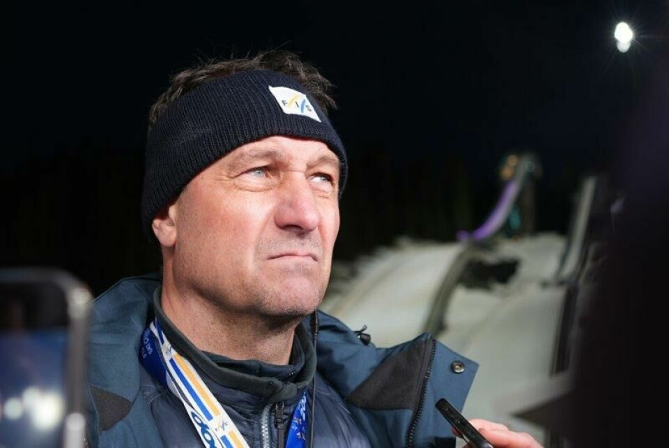 Rennsjef Sandro Pertile avventer granskingen.