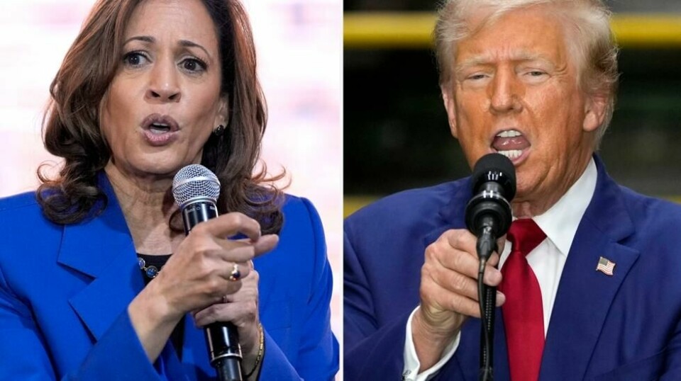 To dager før Kamala Harris og Donald Trump møtes til TV-debatt, viser en nasjonal måling at avstanden mellom dem er mindre enn feilmarginen. En annen måling viser at det er like jevnt i vippestatene Michigan, Pennsylvania og Wisconsin. Foto: AP / NTB