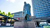 Denne statuen av Winston Churchill på Solli plass i Oslo er blant de som er ønsket fjernet. Foto: Håkon Mosvold Larsen / NTB scanpix Foto: Håkon Mosvold Larsen / NTB scanpix