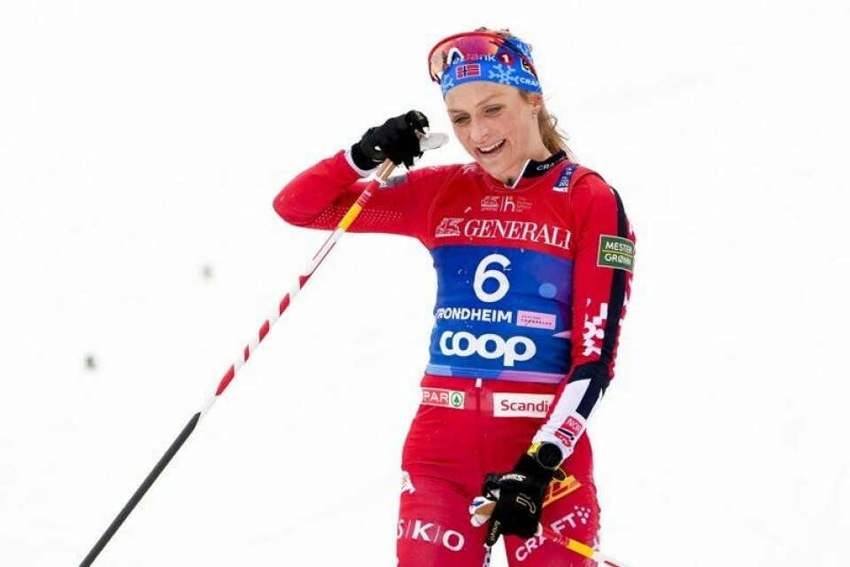 Det ble ikke noe VM-gull på hjemmebane for Therese Johaug. Det ble ikke noe VM-gull på hjemmebane for Therese Johaug. Foto: Lise Åserud / NTB