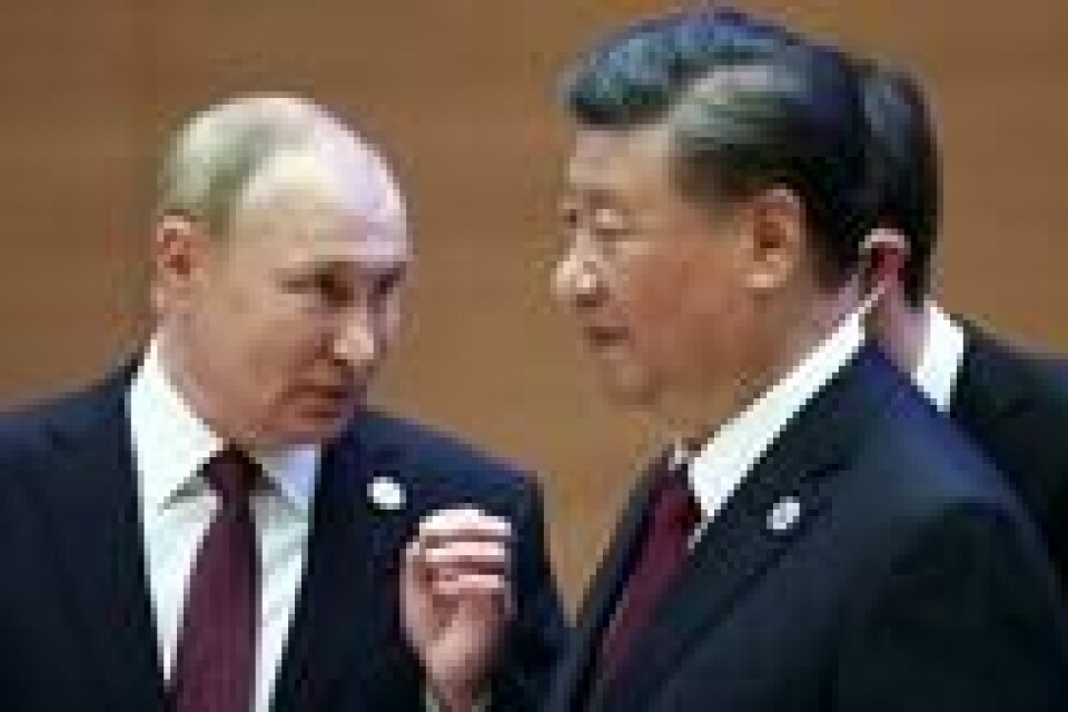 Kinas president Xi Jinping skal ha advart Russlands president Vladimir Putin mot å bruke atomvåpen i Ukraina, skriver avisen Financial Times. Arkivfoto: Sergej Bobyle / Kreml via Sputnik / AP / NTB Kinas president Xi Jinping skal ha advart Russlands president Vladimir Putin mot å bruke atomvåpen i Ukraina, skriver avisen Financial Times. Arkivfoto: Sergej Bobyle / Kreml via Sputnik / AP / NTB Foto: NTB