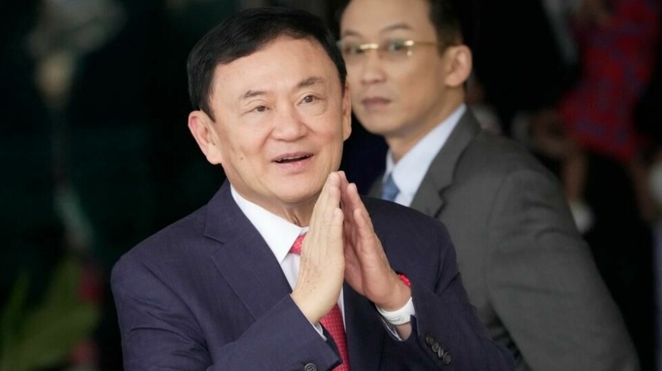 Tidligere statsminister Thaksin Shinawatra fotografert da han kom tilbake til hjemlandet i august i fjor. Foto: Sakchai Lalit / AP / NTB