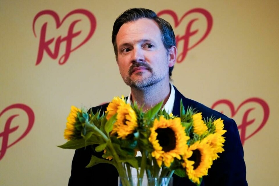 KrFs nestleder og utenrikspolitiske talsperson, Dag Inge Ulstein ønsker ikke mene noe spesielt om Kamala Harris. KrFs nestleder og utenrikspolitiske talsperson, Dag Inge Ulstein ønsker ikke mene noe spesielt om Kamala Harris. Foto: Ole Berg-rusten / NTB