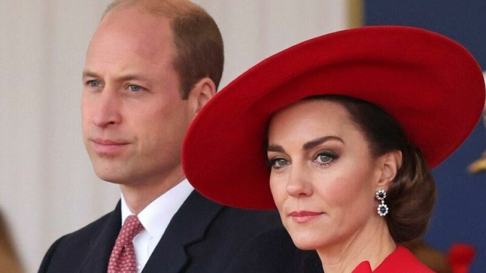 Hertuginne Kate skal ha satt en stopper for at de tre barna hennes skal delta i en årelang kongelig tradisjon. Her avbildet med ektemannen, prins William, i 2023.