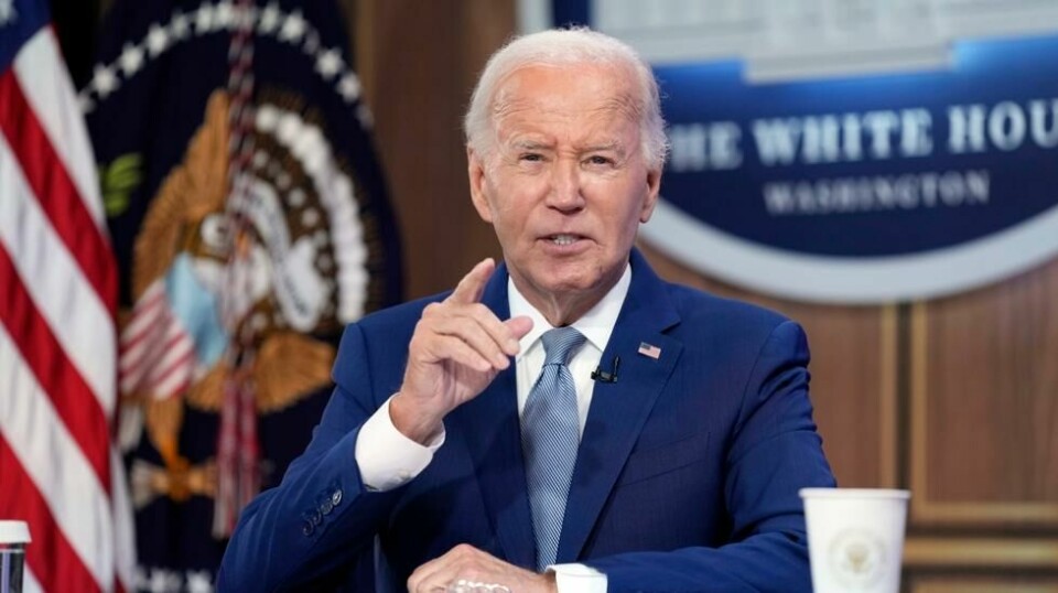 President Joe Bidens administrasjon har innført sanksjoner for å bekjempe russiske påvirkningsaksjoner. Foto: AP Photo/Susan Walsh